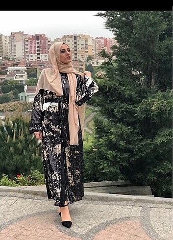 38 Beden siyah Renk Abaya