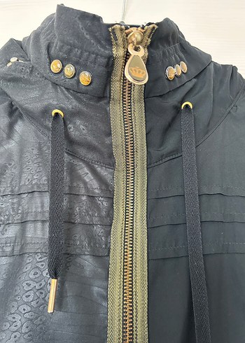 Adidas Siyah Fermuarlı Kadın Midi Ceket - Görsel 4