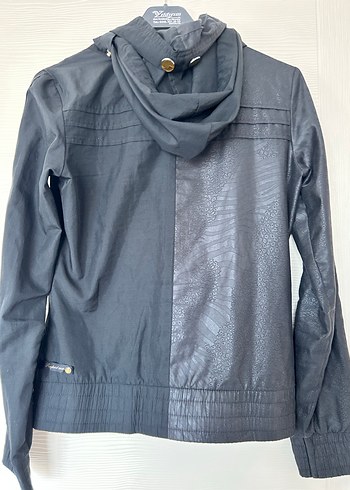 s Beden siyah Renk Adidas Siyah Fermuarlı Kadın Midi Ceket