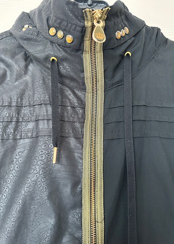 Adidas Siyah Fermuarlı Kadın Midi Ceket - Görsel 3