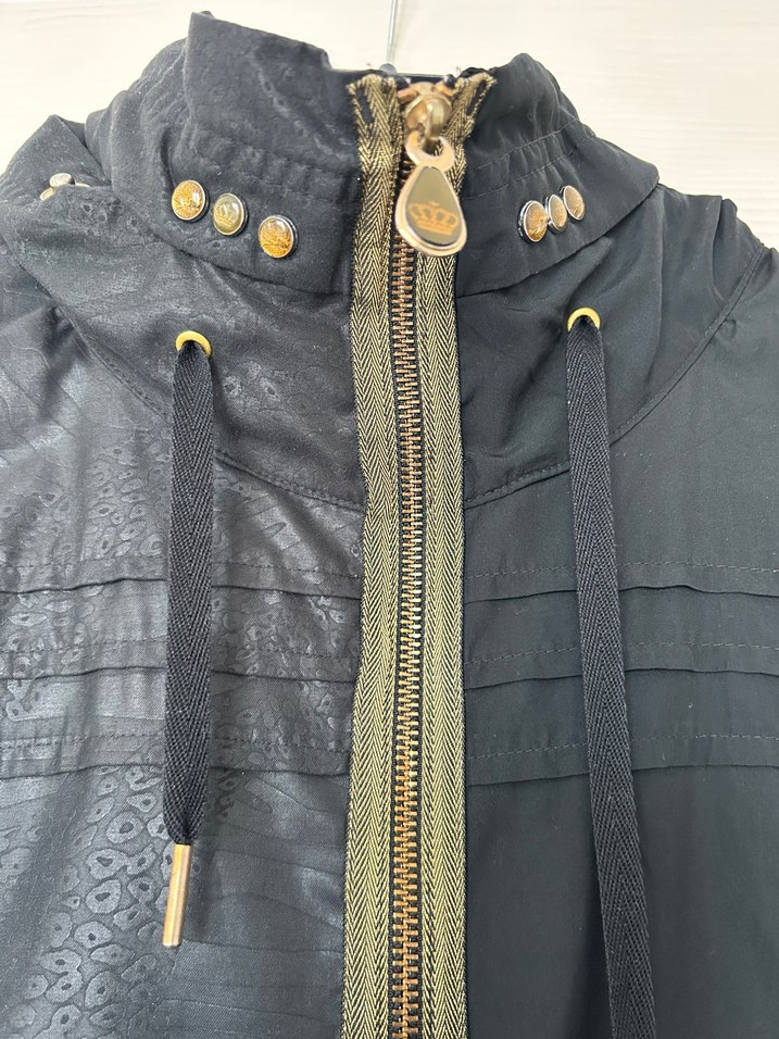 Adidas Siyah Fermuarlı Kadın Midi Ceket - Görsel 4