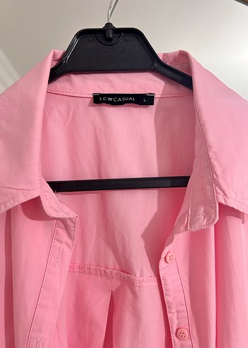 LC Waikiki Pembe Düğmeli Gömlek