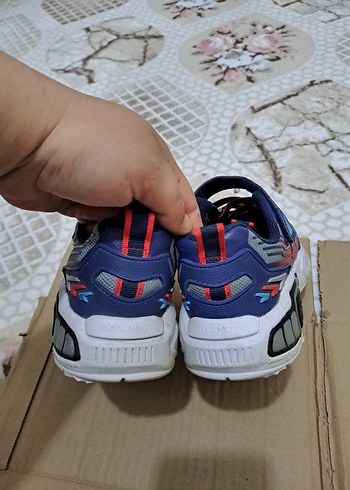 33 Beden mavi Renk Renkli Erkek Çocuk Spor Ayakkabı Skechers