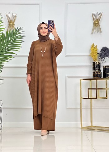 Gri Uzun Triko Kadın Elbise - Görsel 3