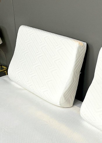 Boyun Destekli Visco Yastık Beyaz - Görsel 8