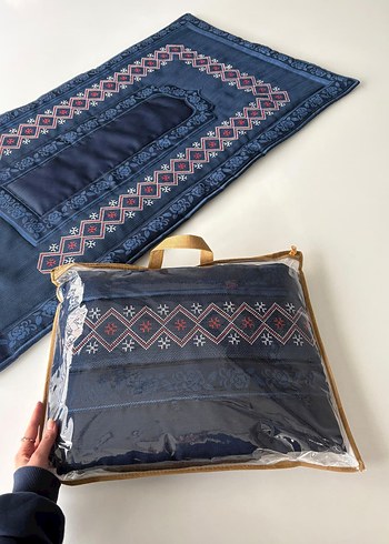 Nakış İşlemeli Çok Renkli seccade - Görsel 4