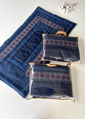 Nakış İşlemeli Çok Renkli seccade - Görsel 3