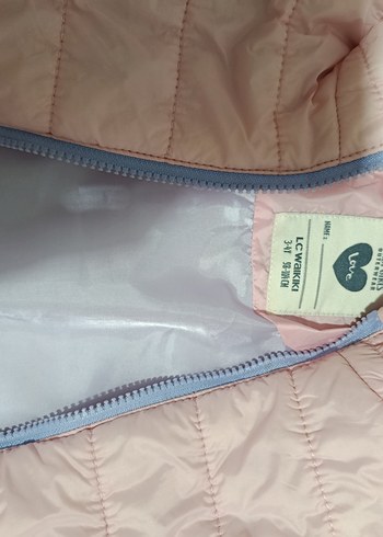 LC Waikiki 3-4 yaş Pembe Kapüşonlu Mont - Görsel 2