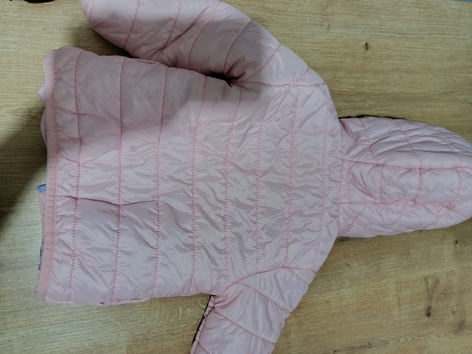 LC Waikiki 3-4 yaş Pembe Kapüşonlu Mont - Görsel 5