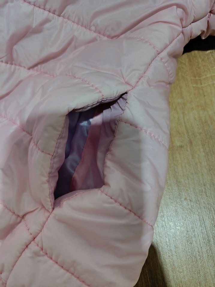 LC Waikiki 3-4 yaş Pembe Kapüşonlu Mont - Görsel 3