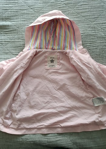 18-24 Kız Çocuk Pembe Yağmurluk - Görsel 2