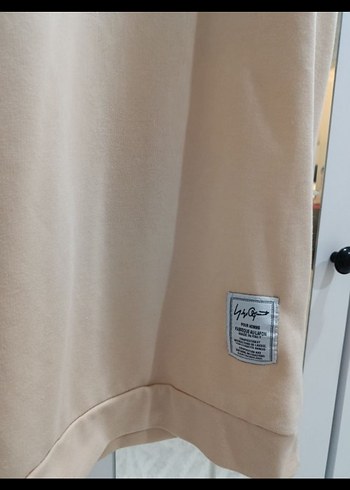 Bej Uzun Kollu Midi penye Tunik - Görsel 2