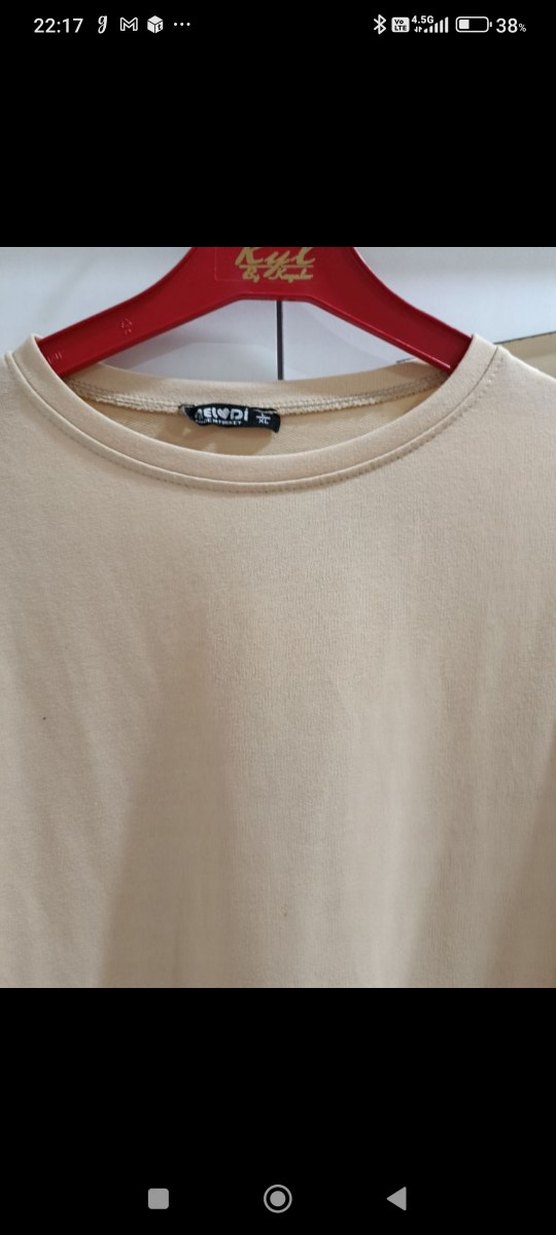 Bej Uzun Kollu Midi penye Tunik - Görsel 3