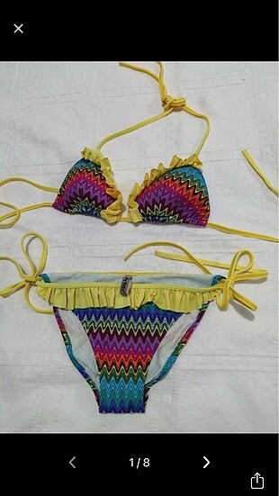 Ayyıldız renkli bikini