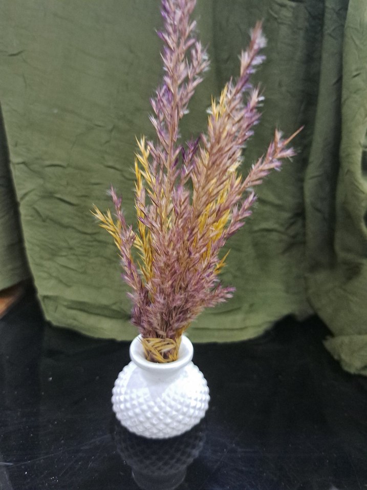 Pastel Mor Renkli Dekoratif Vazo - Görsel 3