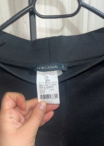 Siyah Kadın Elastik Kumaş Pantolon - Görsel 2