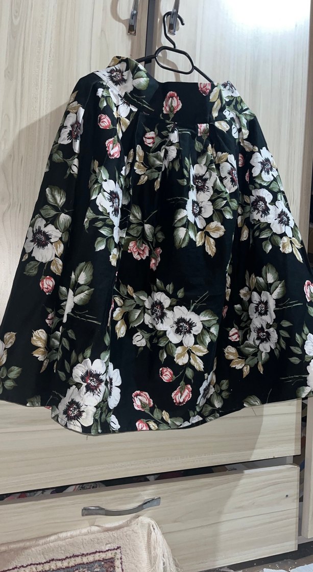 Çiçek Desenli Bohem Kadın Uzun Kimono - Görsel 2