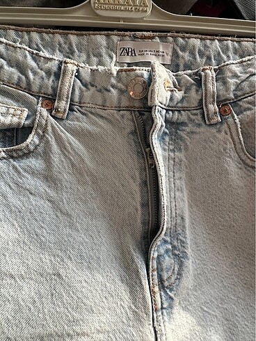 34 Beden mavi Renk Zara kot jean