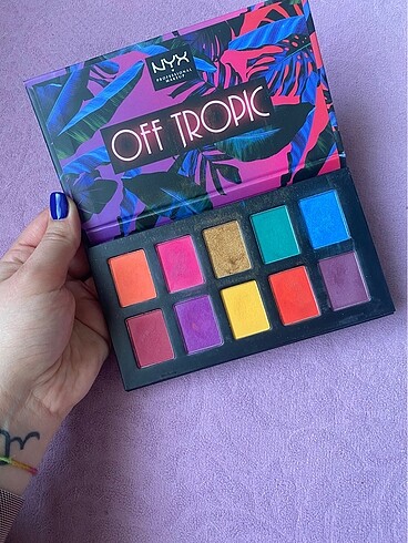  Beden Renk NYX off tropic far paleti