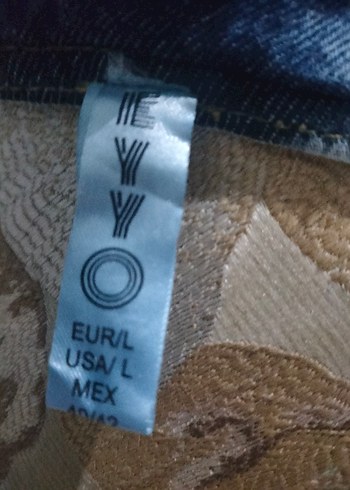 Kadın Gri Mavi Bol Kesim Uzun Kot Pantolon - Görsel 3