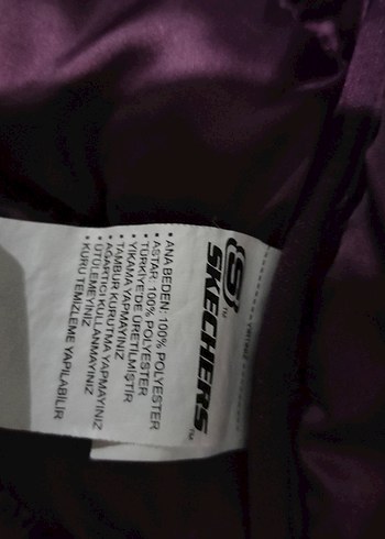 Mor Kapüşonlu Kadın Kışlık Mont - Görsel 5