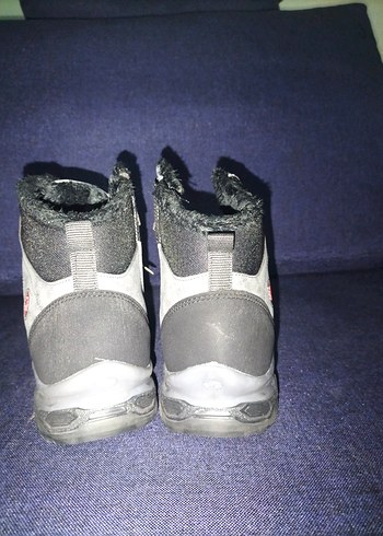 Gri Erkek Outdoor Botu Velcro Detaylı - Görsel 3