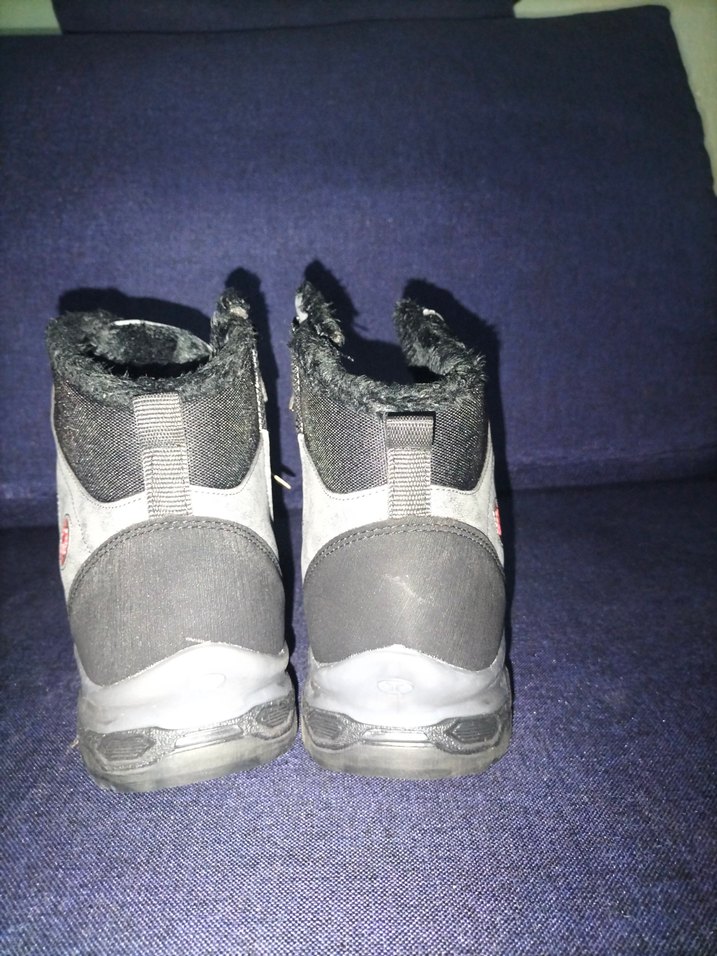 Gri Erkek Outdoor Botu Velcro Detaylı - Görsel 3