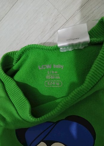 Erkek Çocuk Yeşil Baskılı Sweatshirt - Görsel 2