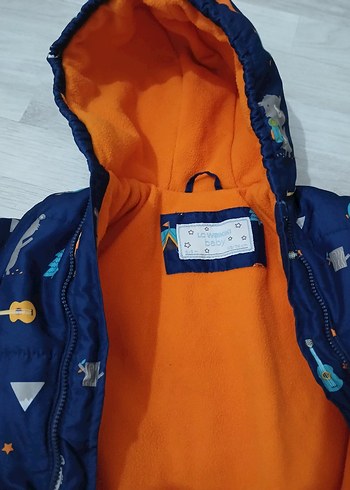 Renkli Baskılı Bebek Kayak Tulumu - Görsel 6