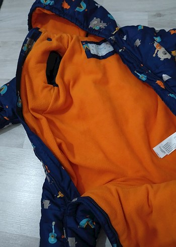 Renkli Baskılı Bebek Kayak Tulumu - Görsel 7