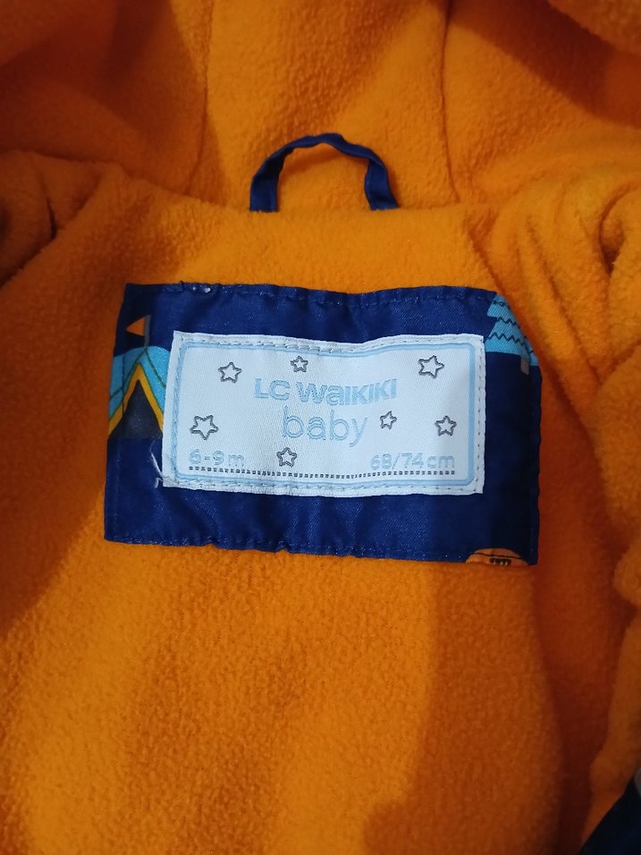 Renkli Baskılı Bebek Kayak Tulumu - Görsel 2