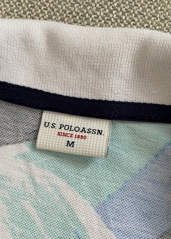 Mavi Baskılı Erkek Polo Tişört - Görsel 3