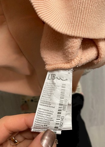 Pastel Kapüşonlu LTB Sweatshirt - Görsel 6