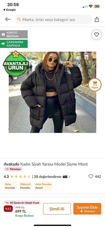 Diğer Şişme mont takas