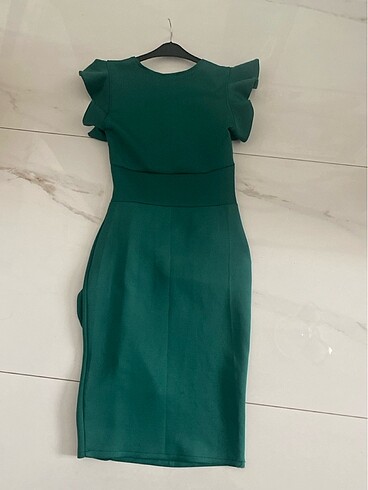 Yeşil kalem elbise - Görsel 6