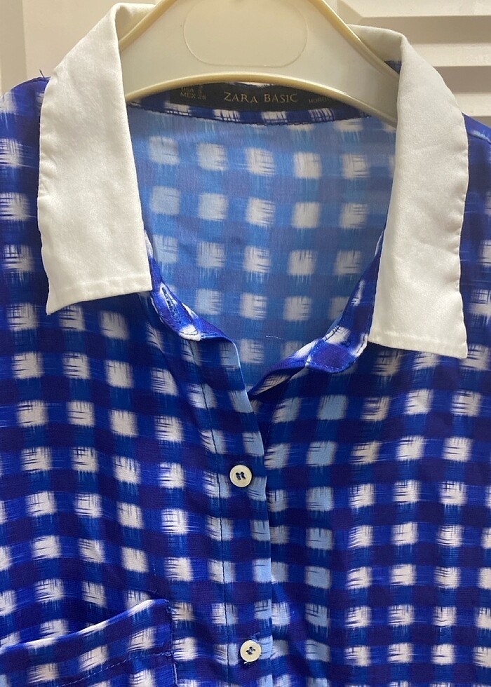 Zara ipek saten gömlek - Görsel 3