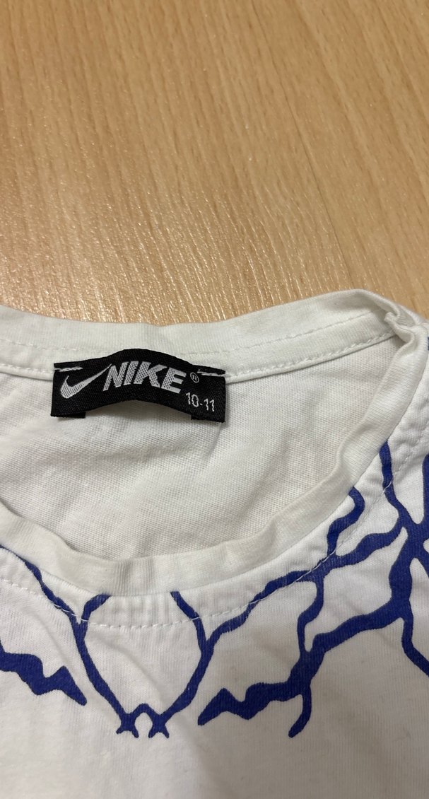 Nike Beyaz Desenli Tişört erkek çocuk - Görsel 4