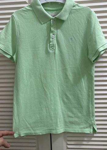 Erkek Çocuk Pastel Yeşil Polo Tişört