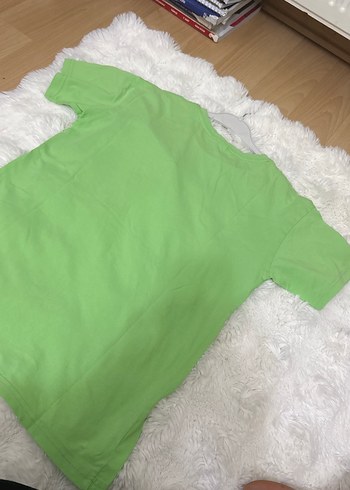 Yeşil Mini Erkek Tişört Düğmeli Cep - Görsel 5