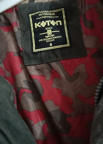 s Beden Koton erkek mont