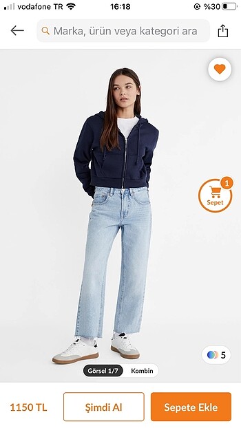 stradivarius straight fit jean