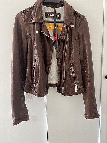 Bershka Yurtdışından Hakiki Deri Ceket