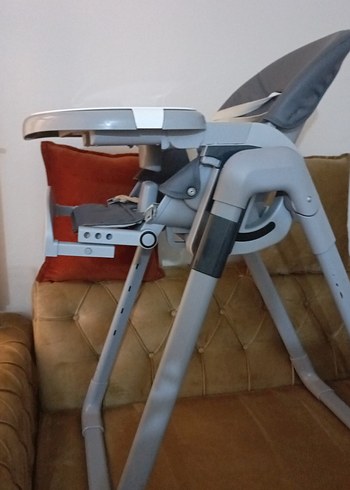 Gri Bebek Mama Sandalyesi - Görsel 3