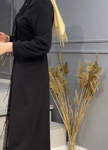 44 Beden siyah Renk Abıye