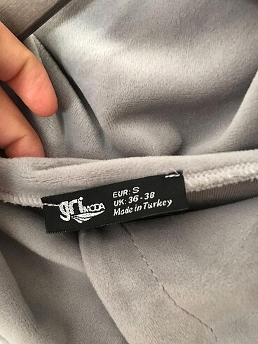 s Beden gri Renk Yumoş sweatshırt ????