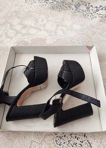 Derinet platform topuklu ayakkabı  - Görsel 5