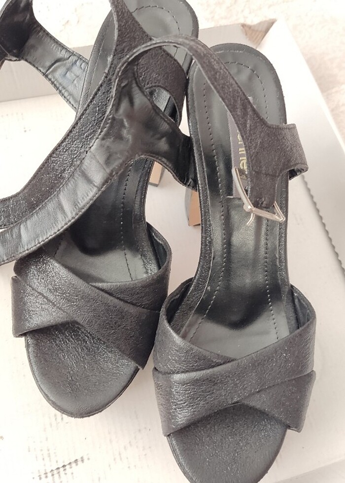 Derinet platform topuklu ayakkabı  - Görsel 2