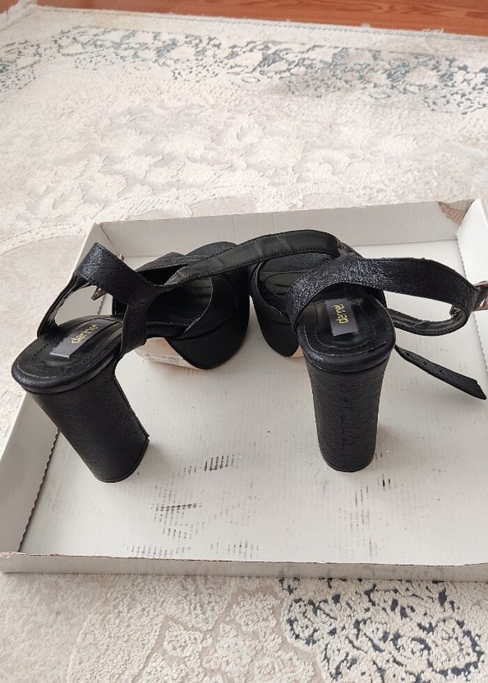 Derinet platform topuklu ayakkabı  - Görsel 3