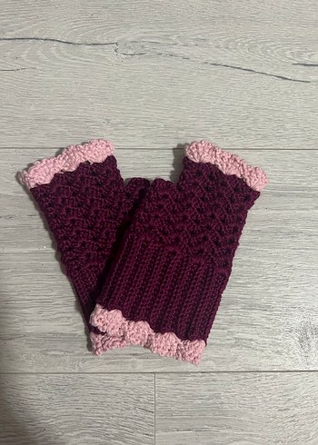 Örgü Bohem Kadın Eldiveni - Görsel 3