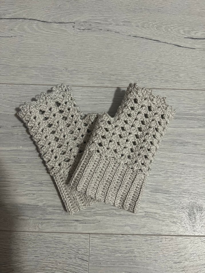 Örgü Bohem Kadın Eldiveni - Görsel 2